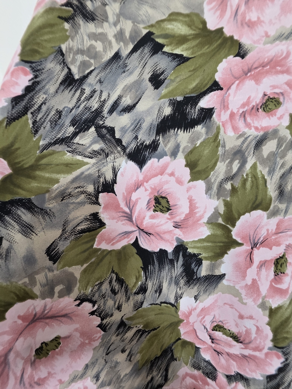 Vintage Joan Walters Womens Floral Short Sleeve Button Down Shirt Top Size L - Picture 11 of 12